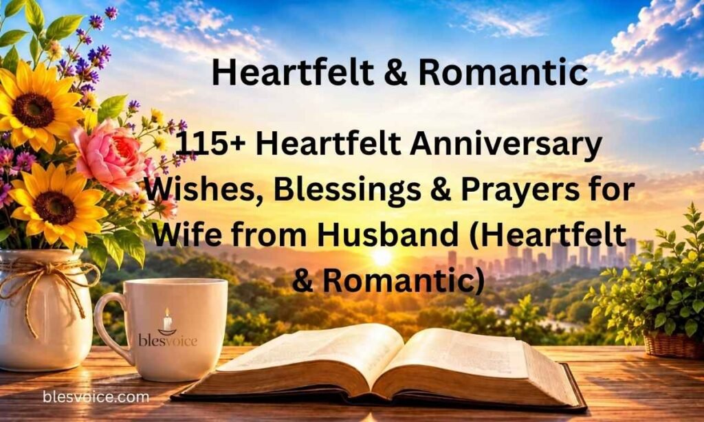 115+ Heartfelt Anniversary Wishes, Blessings & Prayers for Wife from Husband (Heartfelt & Romantic)