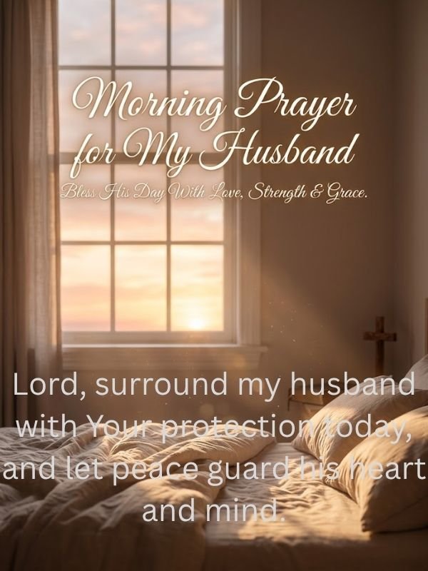 A Morning Prayer for My Husband Protection and Peace