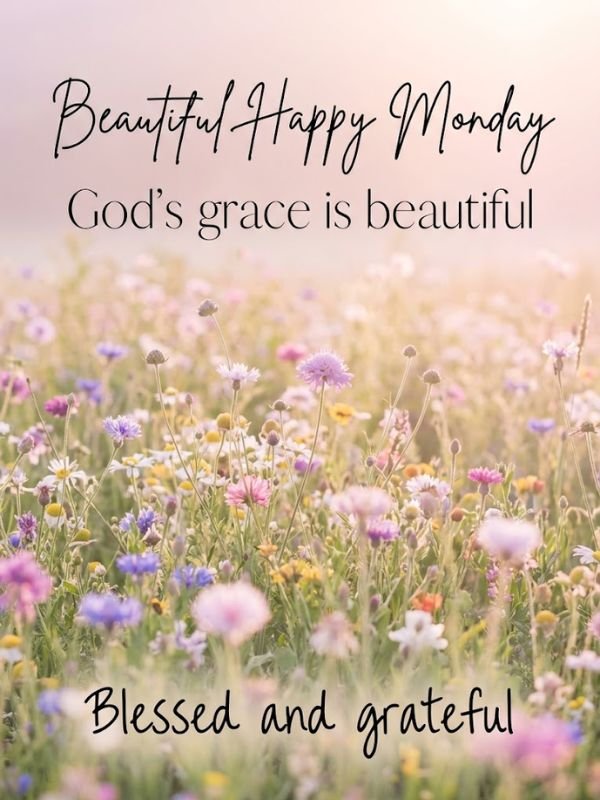 Beautiful Happy Monday Blessings