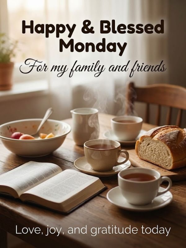 Happy And Blessed Monday Wishes For Friends & Family