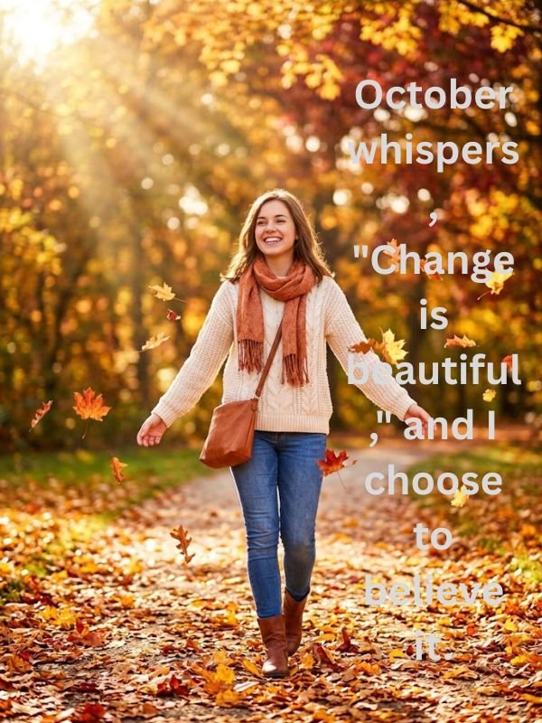 Positive Hello October Quotes and Sayings