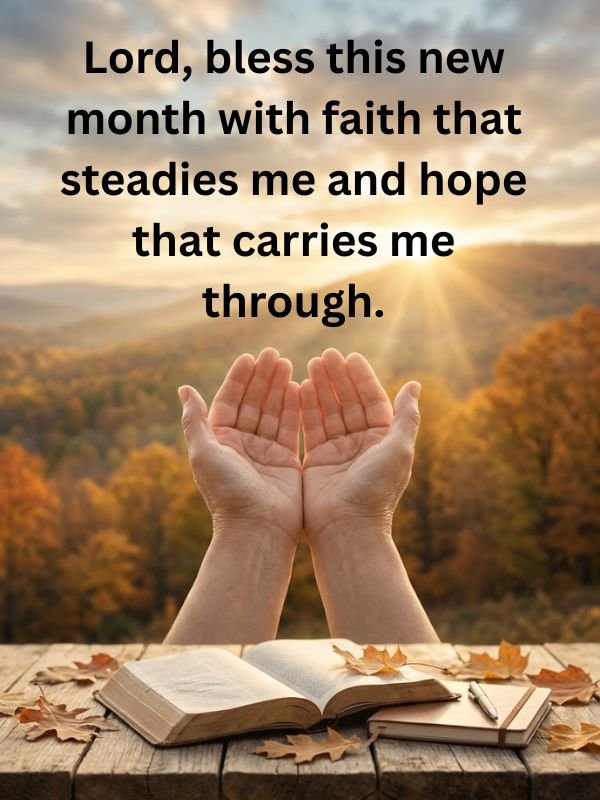 Spiritual October Blessings for Strength and Peace