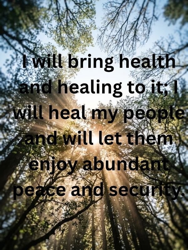 Verses of Restoration and Hope